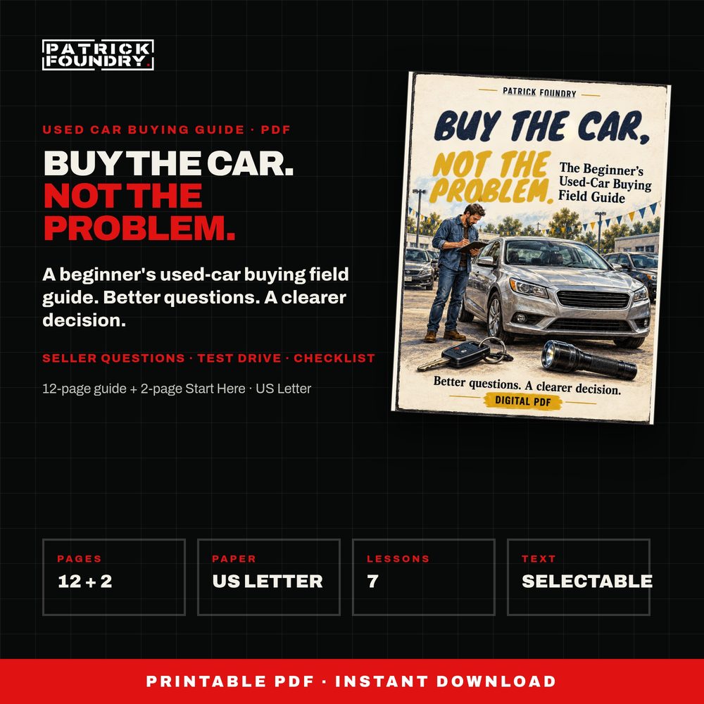 Used Car Buying Guide PDF cover preview